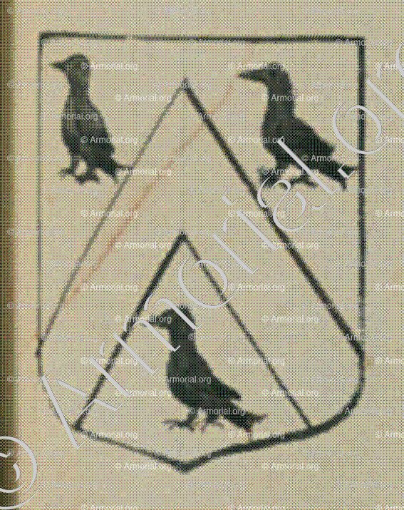 WOGELBACH (Alsace)_Blason enregistré sous le règne de Louis XIV_France 