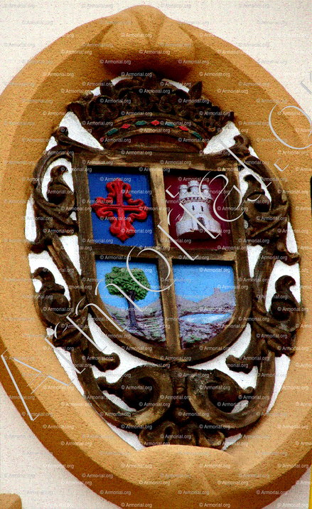 ALMODOVAR DEL CAMPO_escudo de la ciudad, ayuntamiento, Castilla la Mancha_España