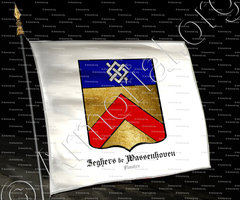 drapeau-ZEGHERS de WASSENHOVEN_Flandre_Belgique