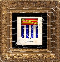 cadre-ancien-or-PANDIN_Armorial Philippe de Fleury. Paris._France