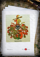 velin-d-Arches-WENDEL_Wappenbuch der Stadt Basel . B.Meyer Knaus 1880_Schweiz 