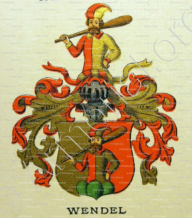 WENDEL_Wappenbuch der Stadt Basel . B.Meyer Knaus 1880_Schweiz 