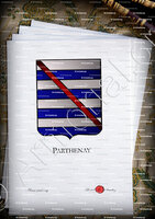 velin-d-Arches-PARTHENAY_Armorial Philippe de Fleury. Paris._France