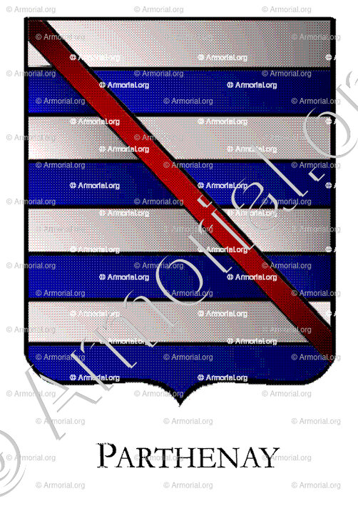 PARTHENAY_Armorial Philippe de Fleury. Paris._France