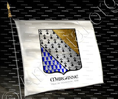 drapeau-MARGANNE_Armorial de France. Ville de Vendosme, 1696-1710._France (1)+