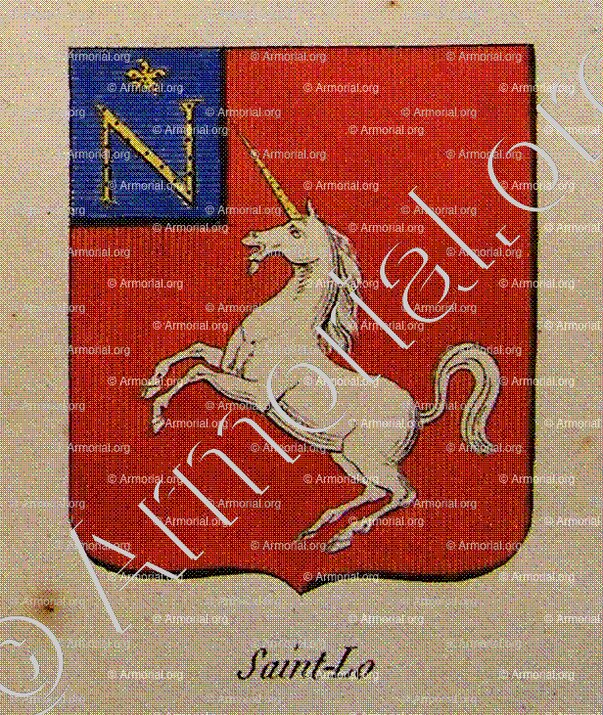 SAINT-LO_Noblesse d'Empire._France