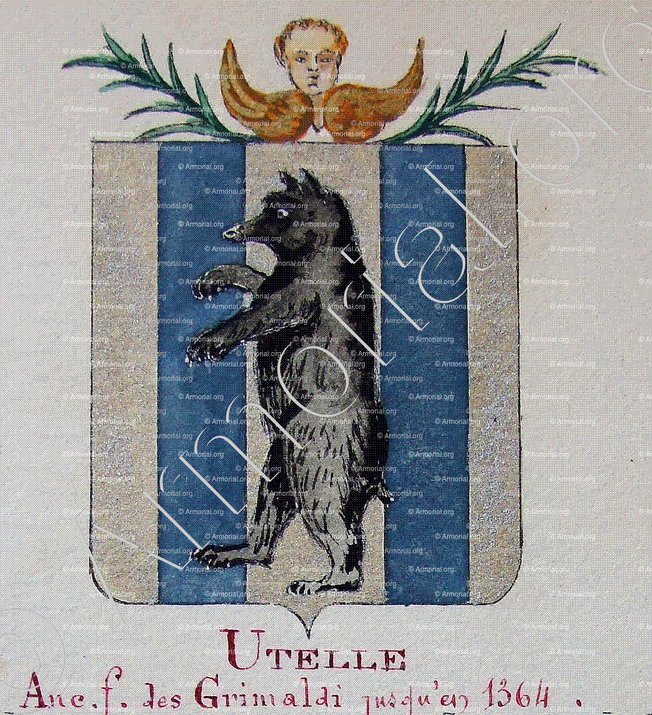 UTELLE_Armorial Nice. (J. Casal, 1903) (Bibl. mun. de Nice)_France