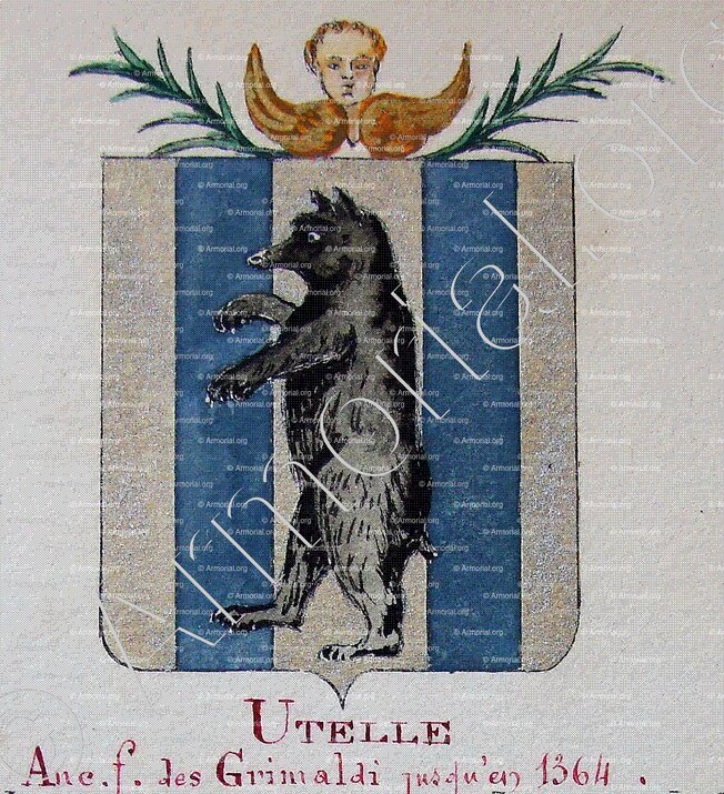 UTELLE_Armorial Nice. (J. Casal, 1903) (Bibl. mun. de Nice)_France