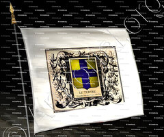 drapeau-LE TERTRE_Normandie, 1696_France (i)