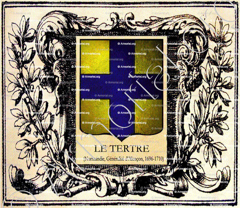 LE TERTRE_Normandie, 1696_France (i)