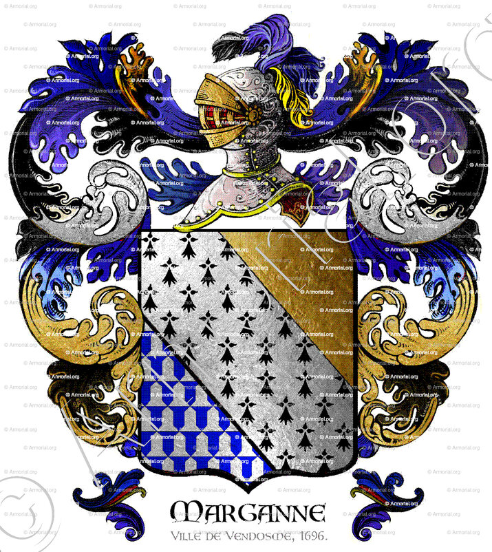 MARGANNE_Armorial de France. Ville de Vendosme, 1696-1710._France (1)++
