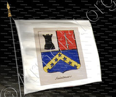 drapeau-SAINTMARS_Noblesse d'Empire._France