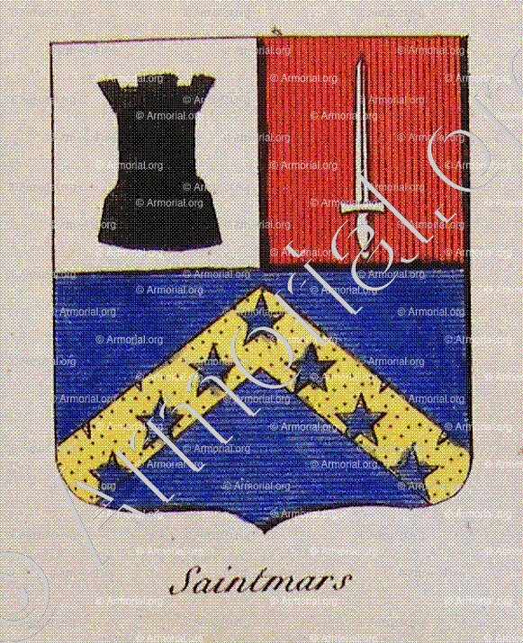SAINTMARS_Noblesse d'Empire._France