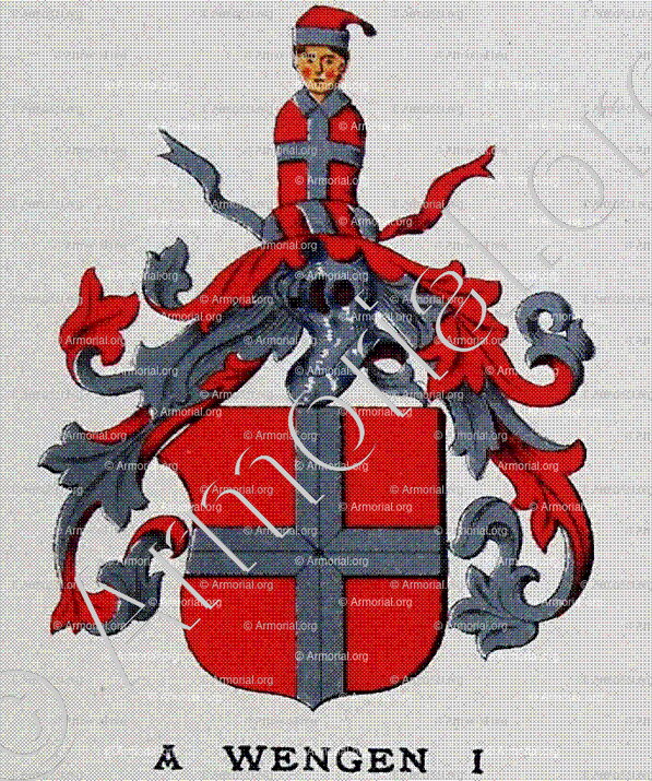 WENGEN_Wappenbuch des Stadt Basel. Meyer Kraus, 1880_Schweiz (i)