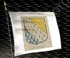drapeau-MARGANNE_Fac-similé de l'Armorial de France. Ville de Vendosme, 1696-1710._France