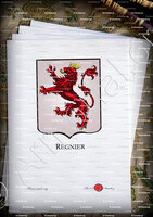 velin-d-Arches-REGNIER_Armorial Philippe de Fleury. Paris._France