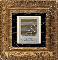 cadre-ancien-or-VAILLANCE de BARRAS - Armorial Nice. (J. Casal, 1903) (Bibl. mun. de Nice) - France