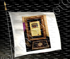 drapeau-LEHOUX_Touraine, Maine. (Oeuvre signée Lionel Sandoz)_France