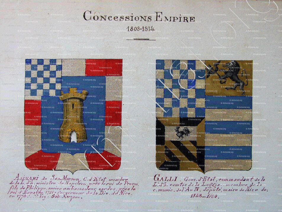 ASINARI de SAN MARSAN_Armorial Nice. (J. Casal, 1902) (Bibl. mun. de Nice)_France (i)