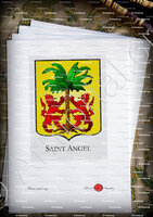 velin-d-Arches-SAINT ANGEL_Armorial Philippe de Fleury. Paris._France