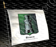 drapeau-CINARCA_Anciens seigneurs de Cinarca._Corsica