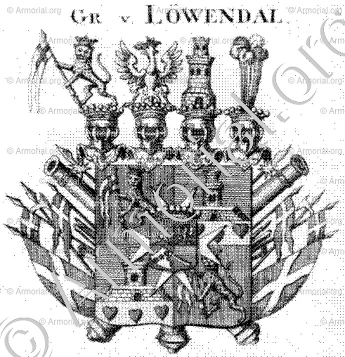 von LOWENDAL (Løvendal)_Hamburg, Dresden_Deutschland (+)
