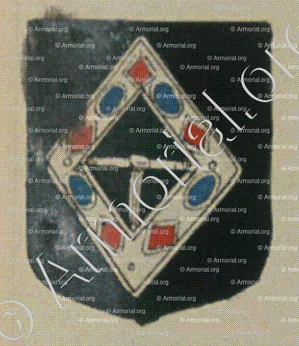 de WORMBSLER de VENDEXHEIM née Baronne de SCHMIDBOURG (Alsace)_Blason enregistré sous le règne de Louis XIV_France