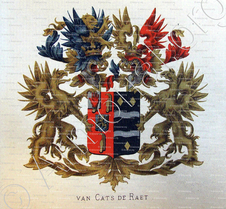 CATS de RAET_Wapenboek van den Nederlandschen Adel door J.B.Rietstap 1883 1887_Nederlandx