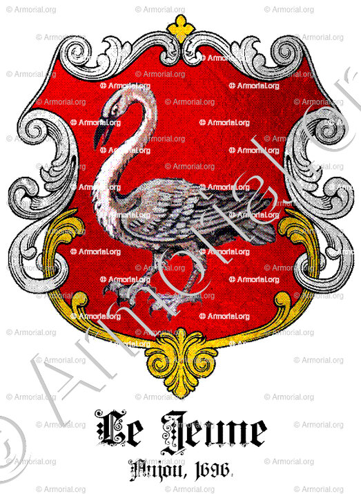 LE JEUNE_Anjou, 1696._France (i)