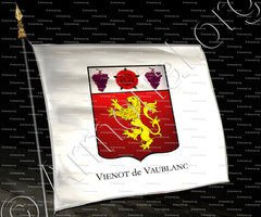drapeau-VIENOT de VAUBLANC_Armorial Philippe de Fleury. Paris._France