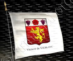 drapeau-VIENOT de VAUBLANC_Armorial Philippe de Fleury. Paris._France