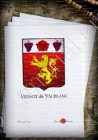 velin-d-Arches-VIENOT de VAUBLANC_Armorial Philippe de Fleury. Paris._France