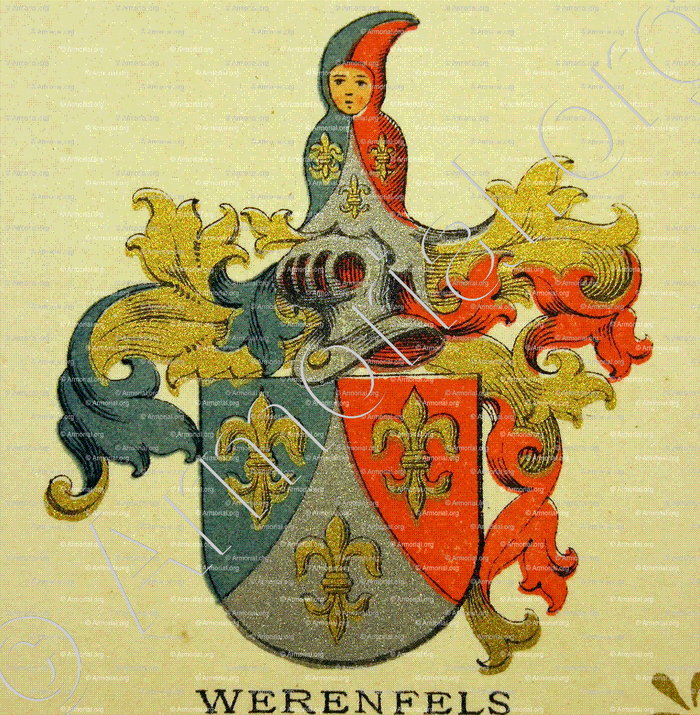 WERENFELS_Wappenbuch der Stadt Basel . B.Meyer Knaus 1880_Schweiz 