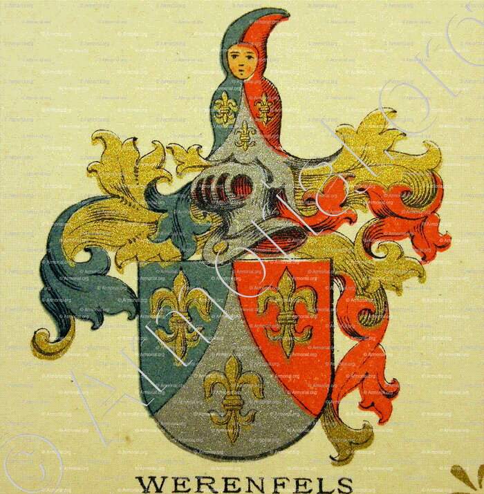 WERENFELS_Wappenbuch der Stadt Basel . B.Meyer Knaus 1880_Schweiz 