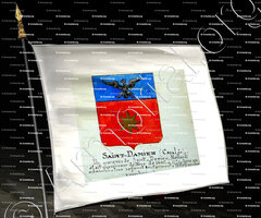 drapeau-CASAL de SAINT DAMIEN et Marquis de SAINT DAMIEN MAILLARD_Armorial Nice. (J. Casal, 1903) (Bibl. mun. de Nice)._France