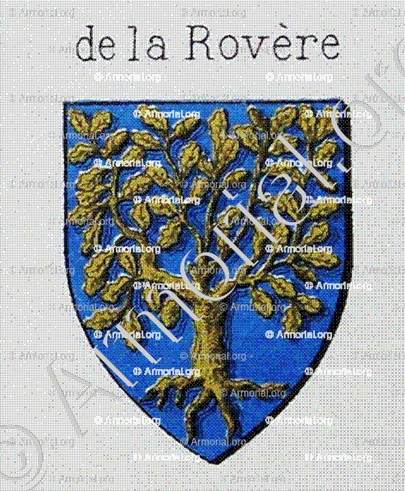 ROVERE _Genève avant 1535._Suisse