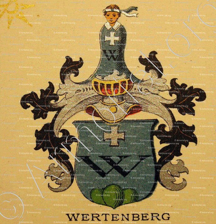 WERTENBERG_Wappenbuch der Stadt Basel . B.Meyer Knaus 1880_Schweiz 
