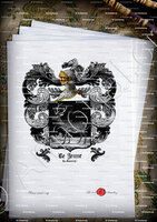 velin-d-Arches-LE JEUNE_Normandie. La Saussaye. (Armorial de France, d'Hozier (1696-1710)._France (ii)