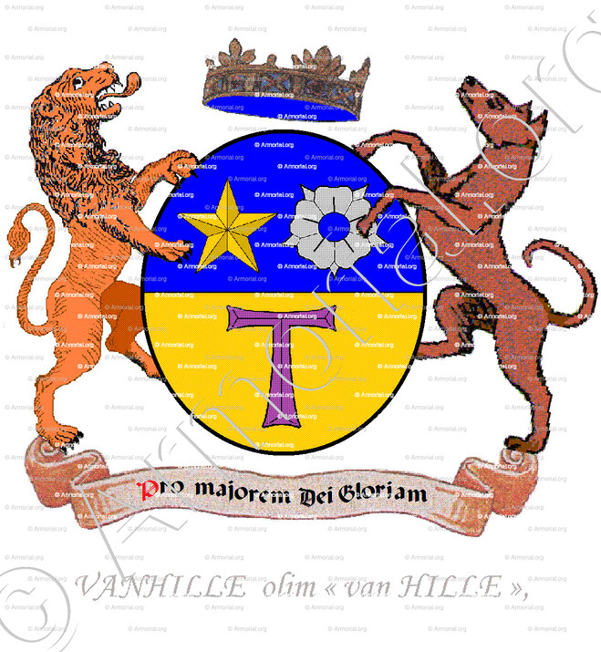 VANHILLE  olim « van HILLE »,_Armorial Michel Degand._Armorial.org