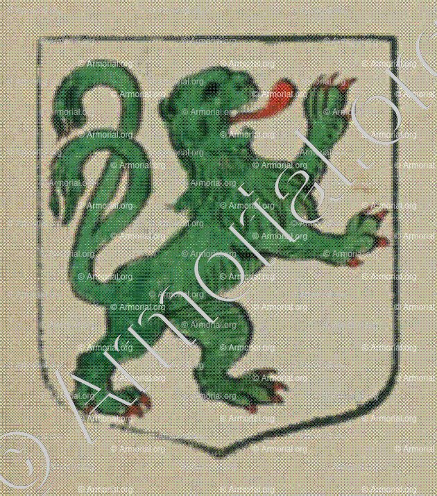 de ZERHIN (Alsace)_Blason enregistré sous le règne de Louis XIV_France