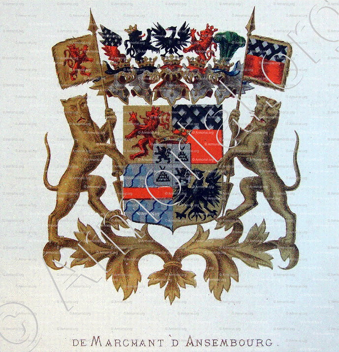 de MARCHANT D'ANSEMBOURG_Wapenboek van den Nederlandschen Adel door J.B.Rietstap 1883 1887_Nederland