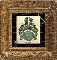 cadre-ancien-or-WERZEL_Wappenbuch der Stadt Basel . B.Meyer Knaus 1880_Schweiz 