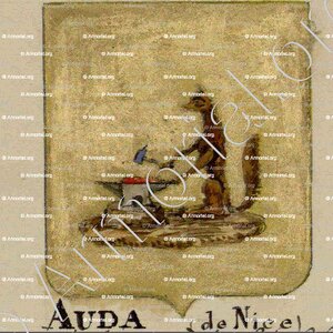 AUDA - Armorial Nice. (J. Casal, 1903) (Bibl. mun. de Nice) - France (i)
