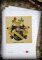 velin-d-Arches-WETTSTEIN_Wappenbuch der Stadt Basel . B.Meyer Knaus 1880_Schweiz 