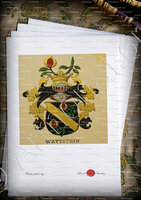 velin-d-Arches-WETTSTEIN_Wappenbuch der Stadt Basel . B.Meyer Knaus 1880_Schweiz 