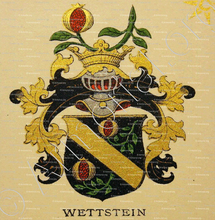 WETTSTEIN_Wappenbuch der Stadt Basel . B.Meyer Knaus 1880_Schweiz 