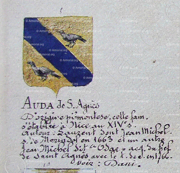 AUDA de Saint Agnès_Armorial Nice. (J. Casal, 1902) (Bibl. mun. de Nice)_France (i)