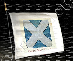 drapeau-SAINT ANDRE_Armorial Nice. (J. Casal, 1903) (Bibl. mun. de Nice)._France