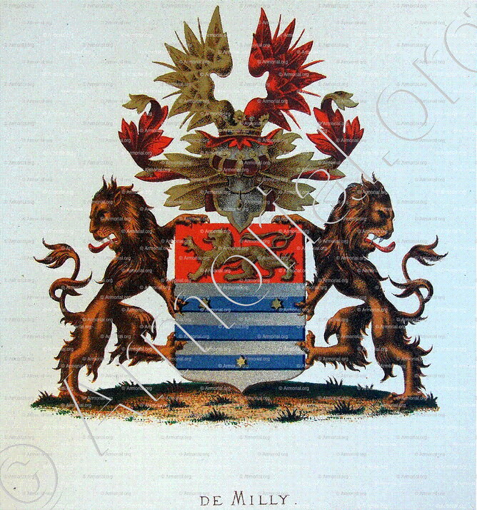 de MILLY_Wapenboek van den Nederlandschen Adel door J.B.Rietstap 1883 1887_Nederland+