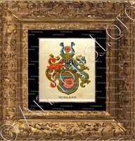 cadre-ancien-or-WIELAND_Wappenbuch der Stadt Basel . B.Meyer Knaus 1880_Schweiz 